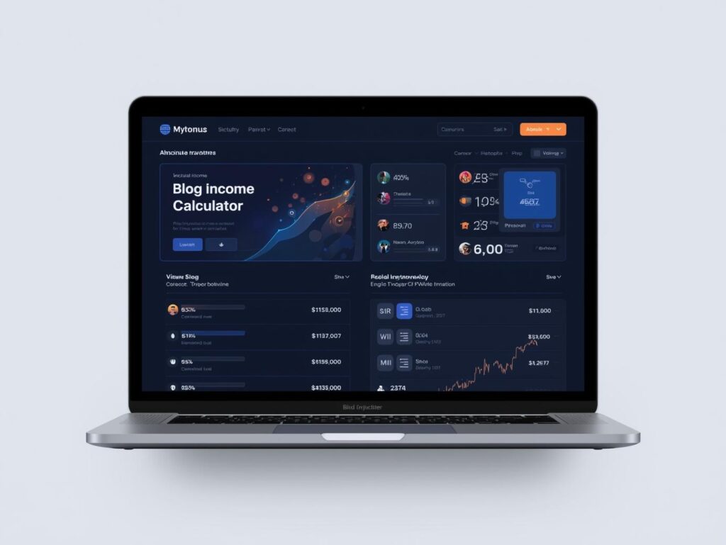 blog income calculator