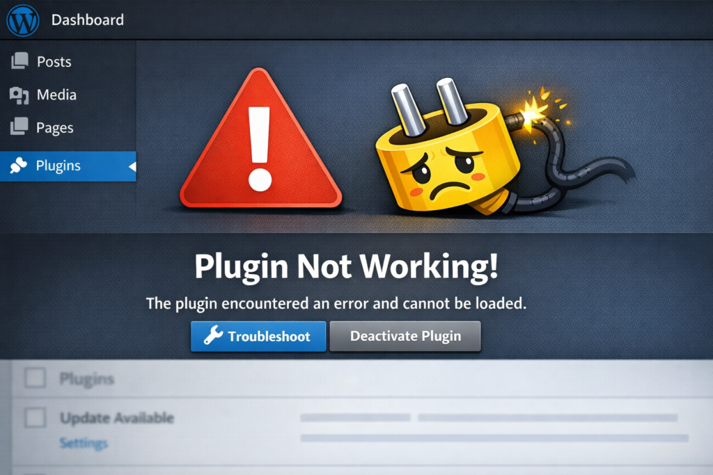 plugin not working in wordpress