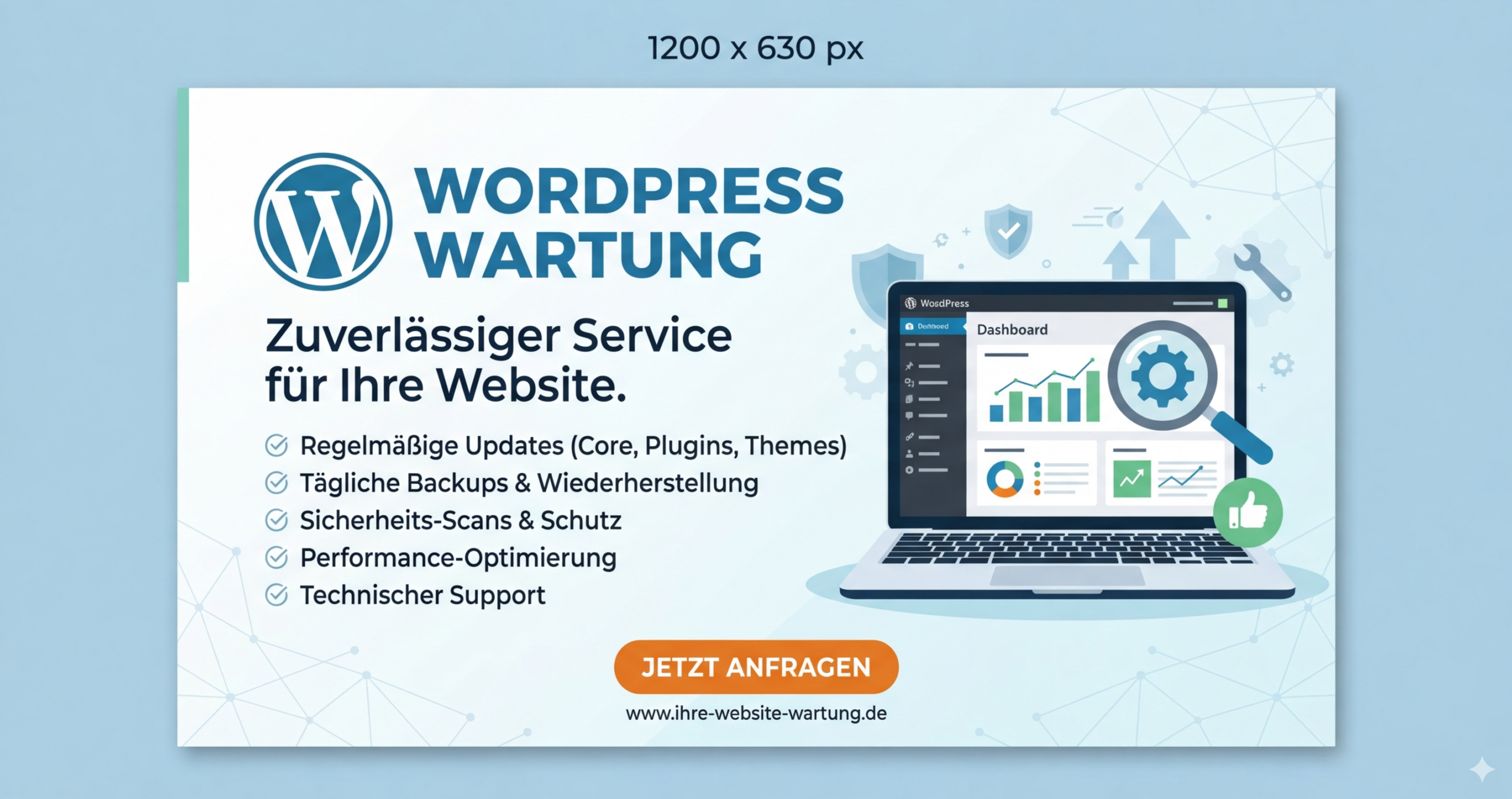 wordpress wartung service